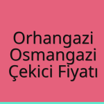 Orhangazi – Osmangazi Çekici Fiyatı