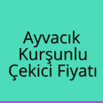 Ayvacık – Kurşunlu Çekici Fiyatı