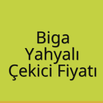 Biga – Yahyalı Çekici Fiyatı
