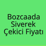 Bozcaada – Siverek Çekici Fiyatı
