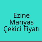 Ezine – Manyas Çekici Fiyatı