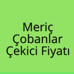 Meriç – Çobanlar Çekici Fiyatı