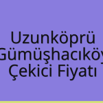 Uzunköprü – Gümüşhacıköy Çekici Fiyatı