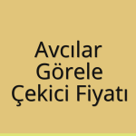 Avcılar – Görele Çekici Fiyatı