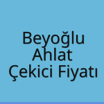 Beyoğlu – Ahlat Çekici Fiyatı
