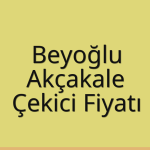 Beyoğlu – Akçakale Çekici Fiyatı