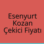 Esenyurt – Kozan Çekici Fiyatı