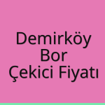 Demirköy – Bor Çekici Fiyatı