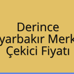 Derince – Diyarbakır Merkez Çekici Fiyatı