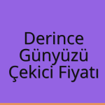 Derince – Günyüzü Çekici Fiyatı