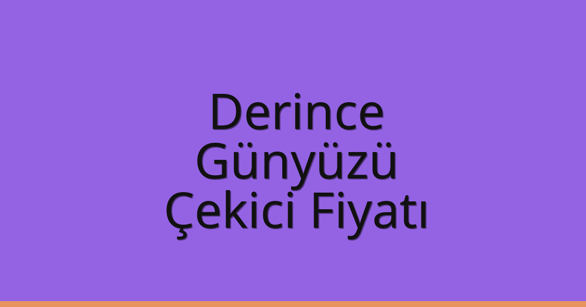 Derince – Günyüzü Çekici Fiyatı Derince – Günyüzü Çekici Fiyatı