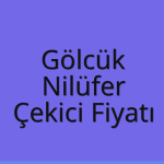 Gölcük – Nilüfer Çekici Fiyatı