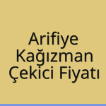 Arifiye – Kağızman Çekici Fiyatı
