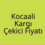 Kocaali – Kargı Çekici Fiyatı