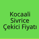 Kocaali – Sivrice Çekici Fiyatı