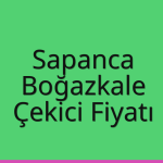Sapanca – Boğazkale Çekici Fiyatı