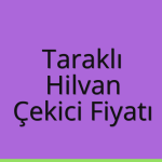 Taraklı – Hilvan Çekici Fiyatı
