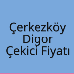 Çerkezköy – Digor Çekici Fiyatı