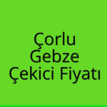 Çorlu – Gebze Çekici Fiyatı