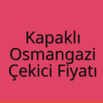 Kapaklı – Osmangazi Çekici Fiyatı