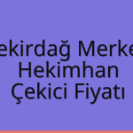 Tekirdağ Merkez – Hekimhan Çekici Fiyatı