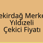 Tekirdağ Merkez – Yıldızeli Çekici Fiyatı