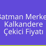 Batman Merkez – Kalkandere Çekici Fiyatı