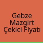 Gebze – Mazgirt Çekici Fiyatı